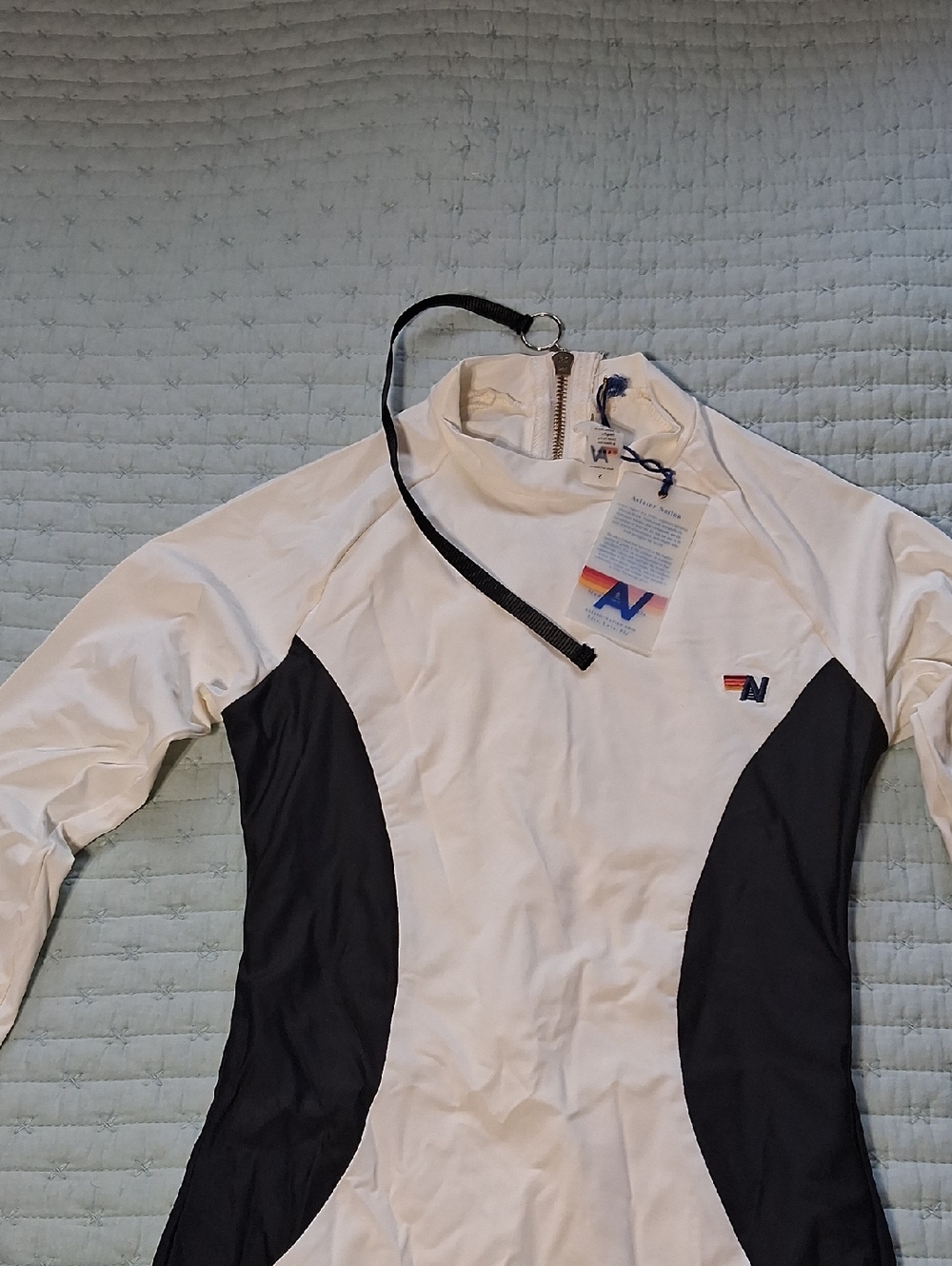 Aviator Nation Cream And Black Surf Suit - Picture 3 of 12